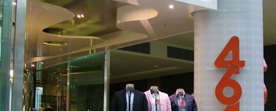 Acrylic Shopfront Branded Column