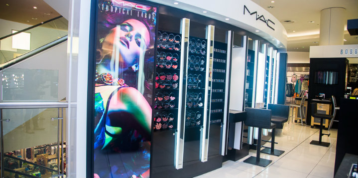 MAC Cosmetics acrylic tube display « Apresto Acrylics